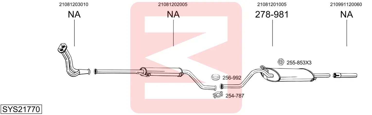 BOSAL SYS21770