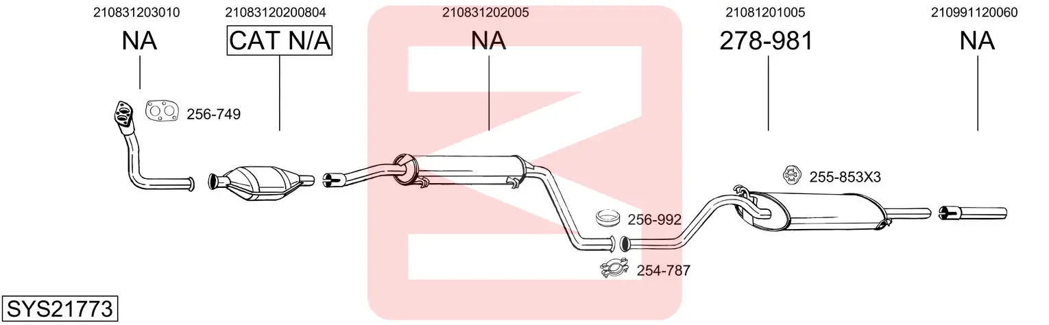BOSAL SYS21773