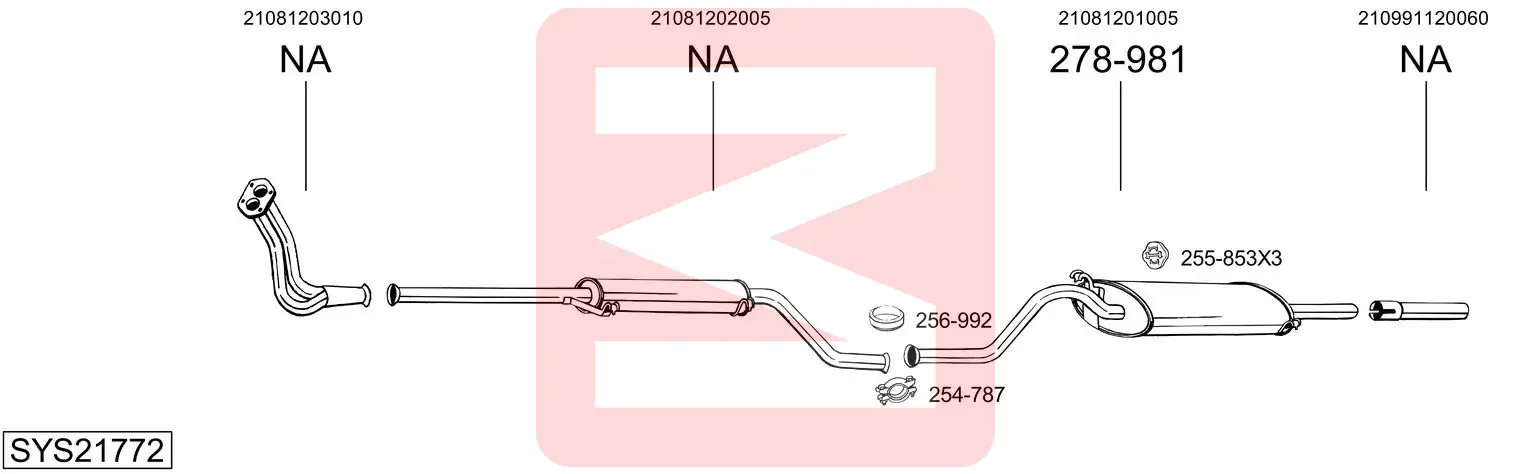 BOSAL SYS21772