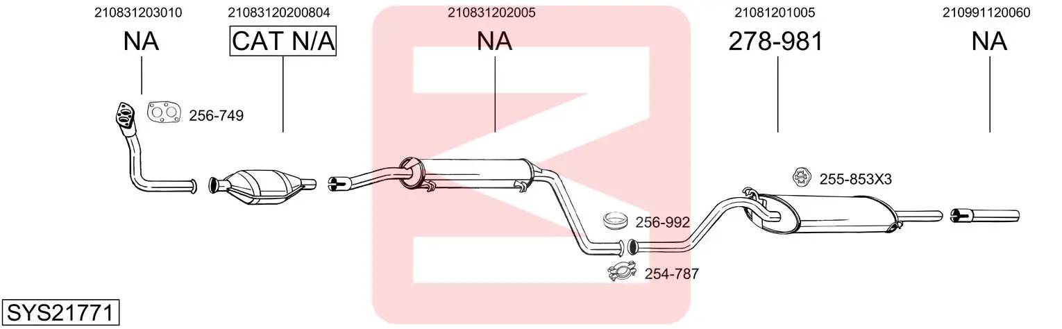 BOSAL SYS21771