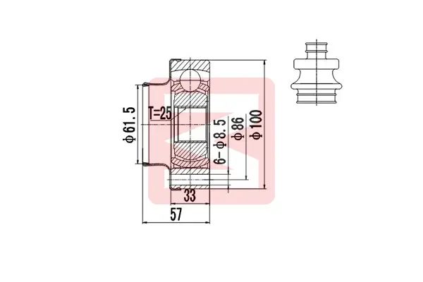 DYNAMATRIX DCV648004
