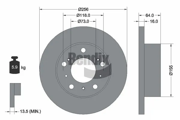 BENDIX Braking BDS1835