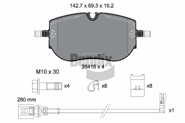 BENDIX Braking BPD2392