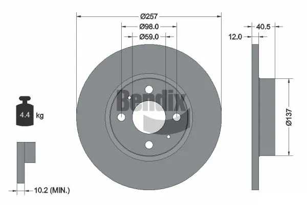 BENDIX Braking BDS1157