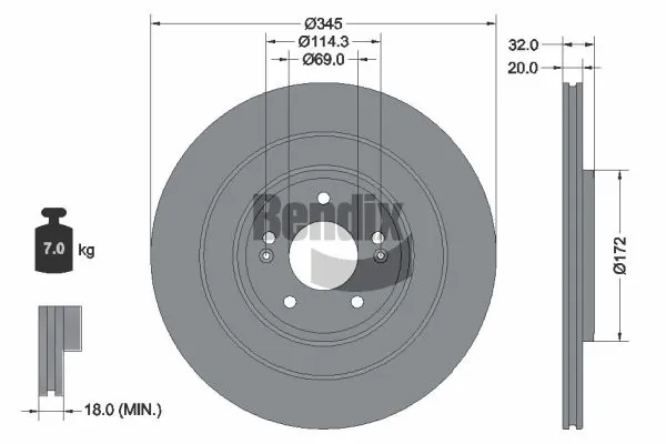 BENDIX Braking BDS2348