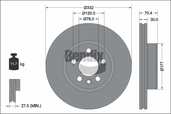 BENDIX Braking BDS2320HC