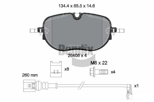 BENDIX Braking BPD1669