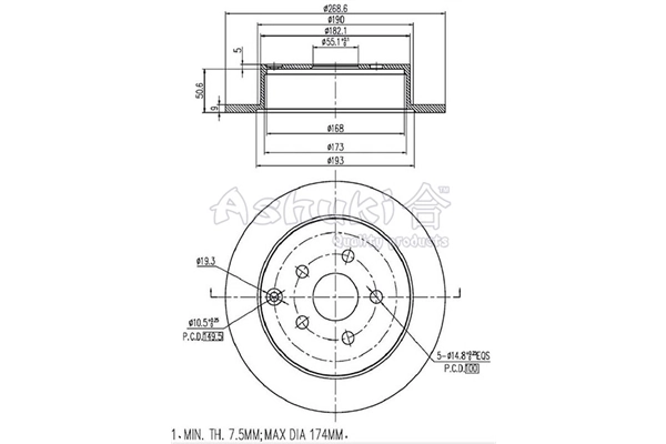 ASHUKI by Palidium 0993-2402