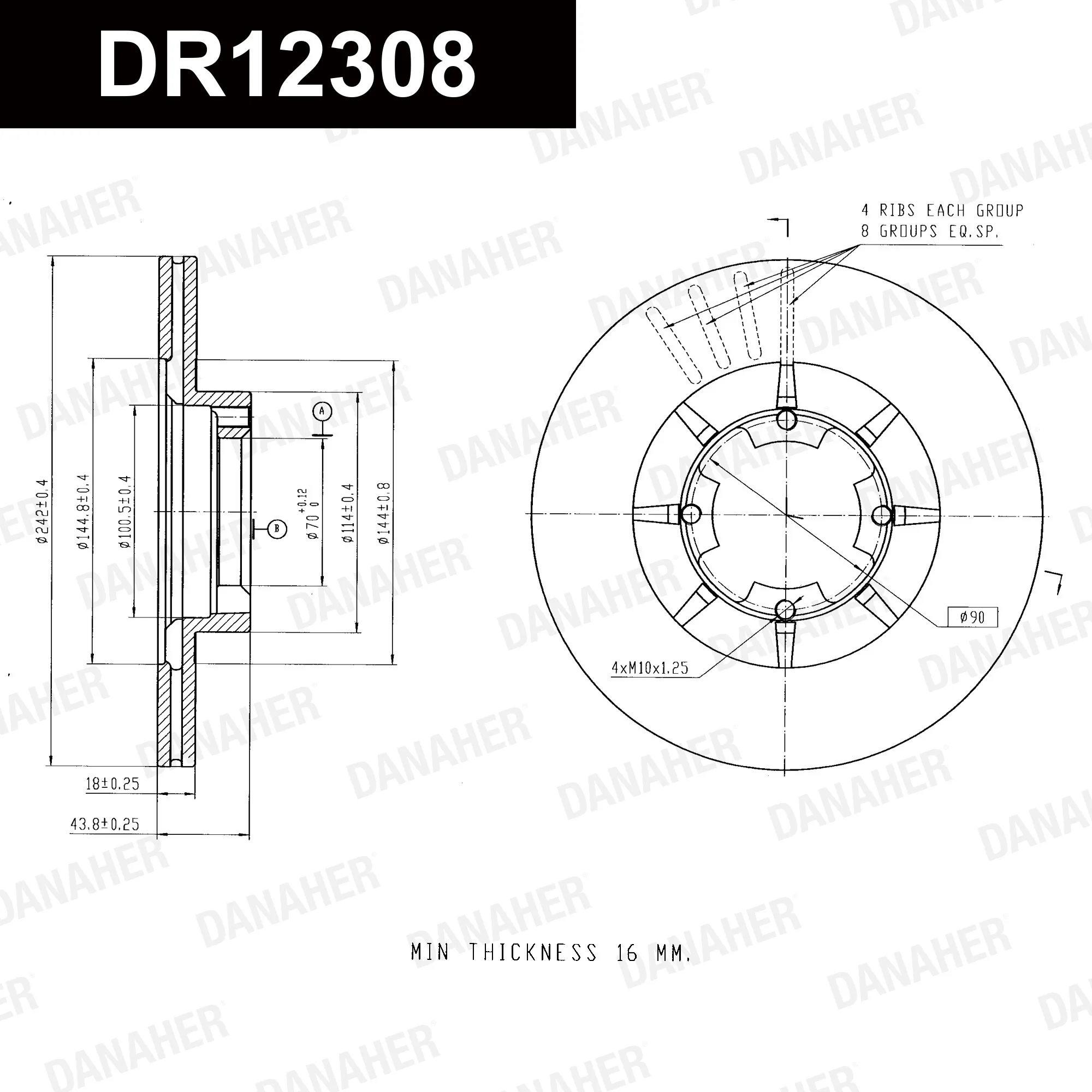 DANAHER DR12308