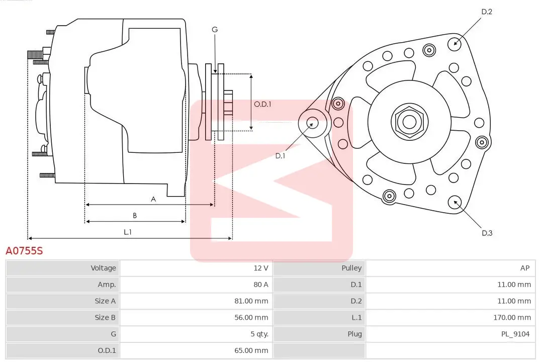 AS-PL A0755S
