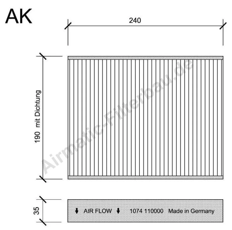 AIRMATIC Filterbau IF1074