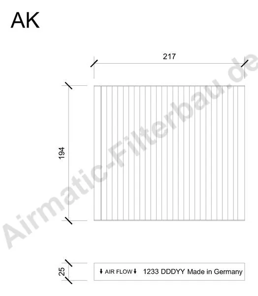 AIRMATIC Filterbau IF1233