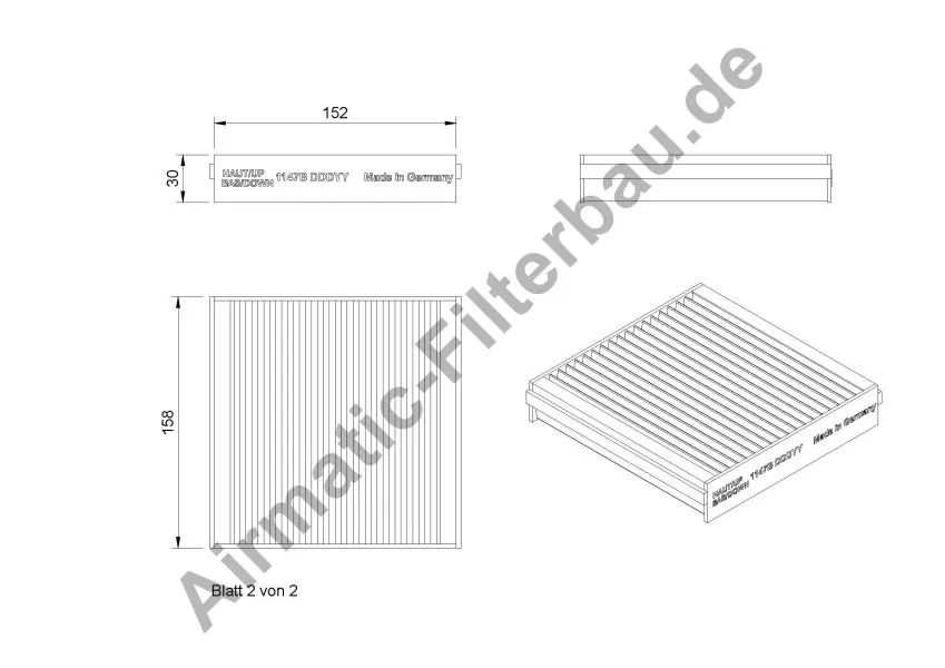 AIRMATIC Filterbau IF1147SB
