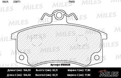 MILES E100025