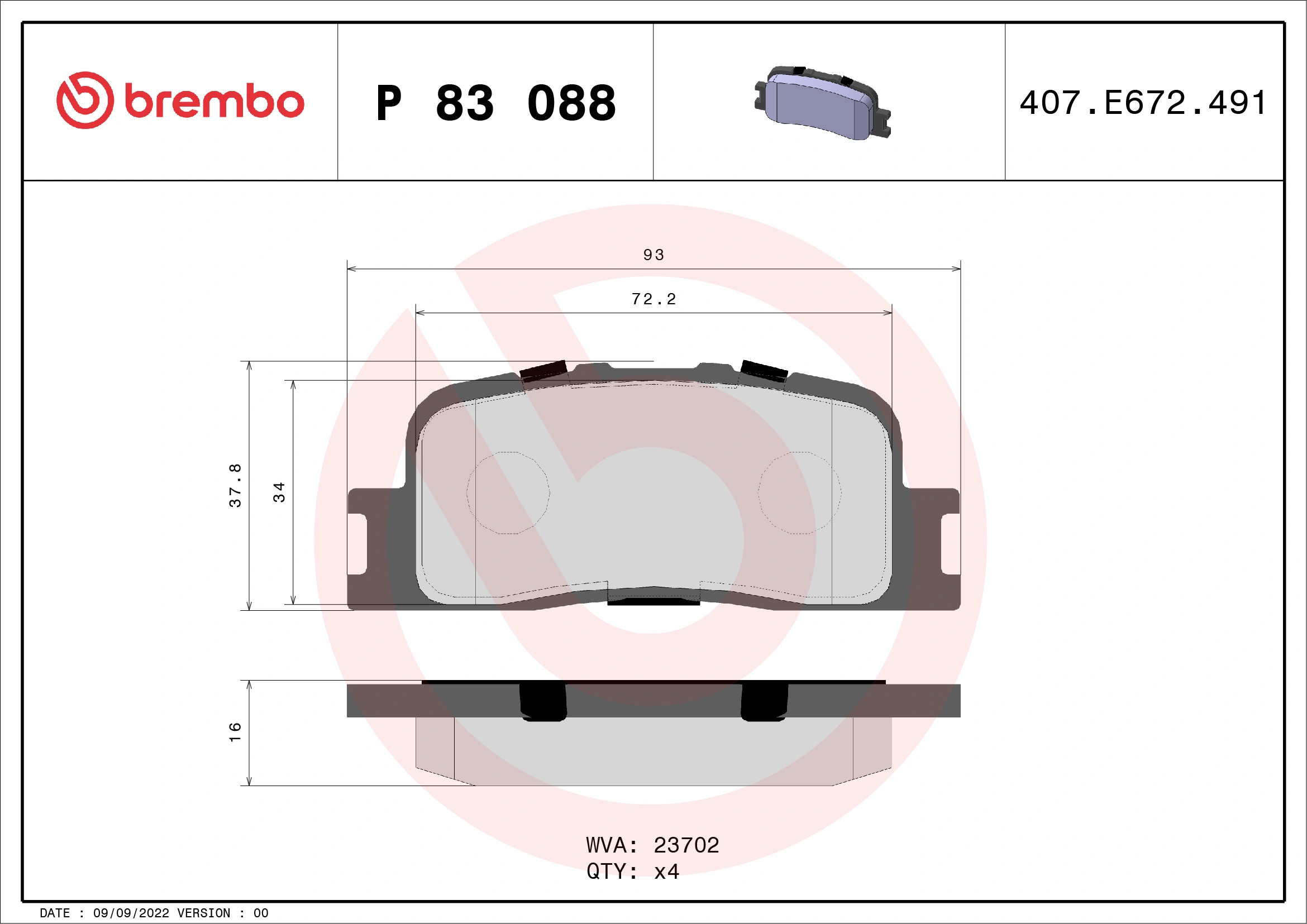 BREMBO P 83 088