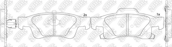 NiBK Automotive PN0834S